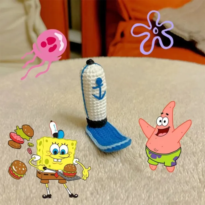 dgjkf-แพทริคสตาร์-กิ๊บติดผมหมวกเชฟ-spongebob-ชุดคอสเพลย์-น่ารักน่ารักๆ-สาวๆ