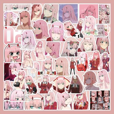 10/30/60ชิ้นอะนิเมะ DARLING In The FRANXX ศูนย์สติกเกอร์ DIY สองแล็ปท็อปกระเป๋าสเก็ตบอร์ดกราฟฟิตีสติ๊กเกอร์สำหรับของขวัญของเล่นเด็กและฉลาก