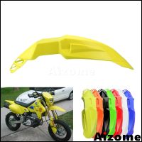 บังโคลนรถด้านหน้ามอเตอร์ไซค์วิบากทั่วไปสำหรับ Suzuki RMZ RM DRZ 400 125 250 450กันชน Supermoto สีเหลือง