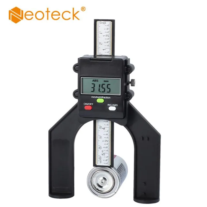 Digital Tread Depth Gauge Self Standing Aperture 80mm Hand