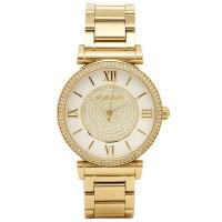 นาฬิกาผู้หญิง MICHAEL KORS Catlin Mother of Pearl Dial Gold-plated Ladies Watch MK3332