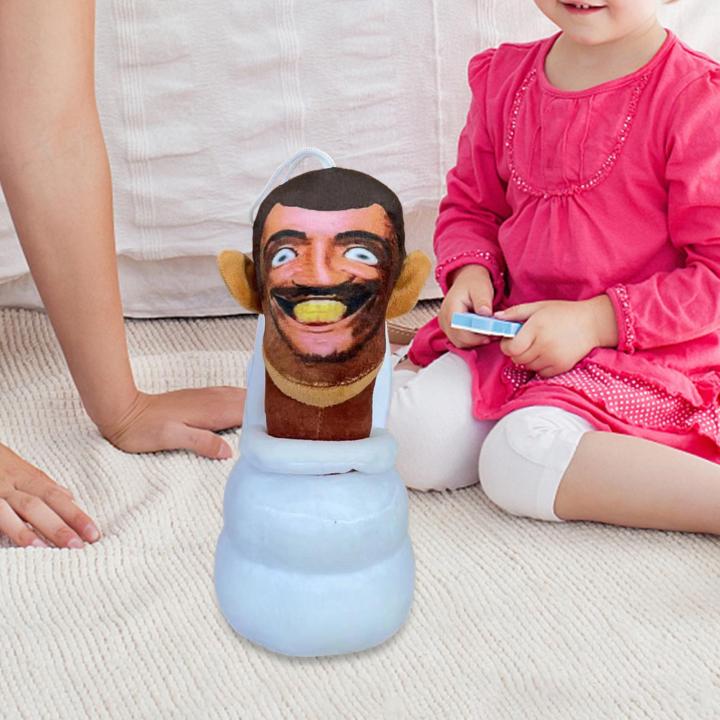 dolity-skibidi-ตุ๊กตาของเล่นส้วมยัดไส้ตุ๊กตาผ้ากำมะหยี่ของเล่นสำหรับการตกแต่งบ้านวันหยุด