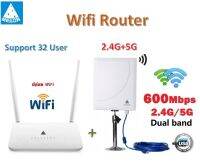 Router repeater+USB Wifi 2.4G+5GHz ขยายสัญญาณ wifi ระยะไกล รับ Wifi แล้ว ปล่อย Wifi ต่อ ผ่าน Router เสมือนมี Router ส่วนตัว แบบไร้สาย รองรับการใช้งาน สูงสุด 32 อุปกรณ