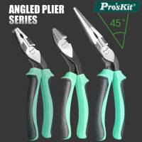 ProsKit PM-941 942 PM-943 45 Degrees Bending Head Steel Wire Pliers 8 labor-saving Cable Cutter Stripper Cutting Plier Tools