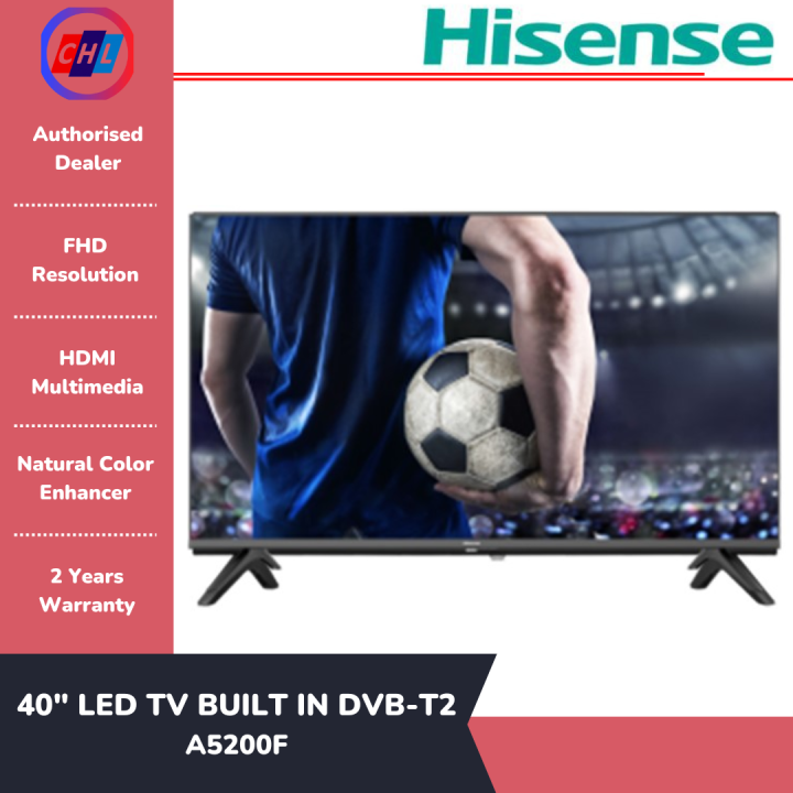 Hisense 32" DVBT2 HD LED TV 32A5200F2YEAR HISENSE WARRANTY MALAYSIA