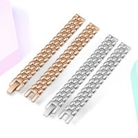 △♚ 6mm 8mm 10mm 12mm 14mm 16mm 18mm Pasek Damski Ze Stali Nierdzewnej Watchband Metalowa Bransoletka Mały Zegarek Watch Accessories