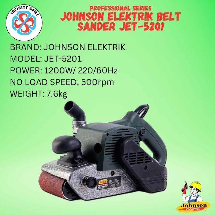 BELT SANDERJOHNSON ELEKTRIK JET 5201 Lazada PH