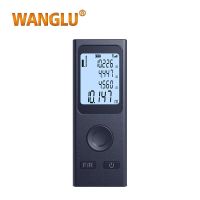 WANGLU เครื่องวัดระยะเลเซอร์ขนาดเล็ก40ม. 50ม. 60ม. เครื่องวัดเมตรเลเซอร์พร้อมเครื่องวัดแนวนอนแบบอิเล็กทรอนิกส์