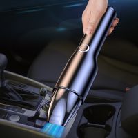 ☁﹉ Car Vacuum Cleaner 10000PA Strong Suction Wireless Portable Vacuum Cleaner Dual Use Mini Handheld Cleaning For Car Home Desktop