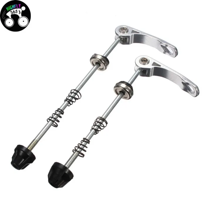 Pair Bike Bicycle Cycling Wheel Hub Skewers Quick Release Bolt Lever
