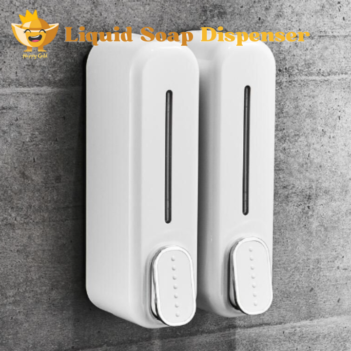 𝓗𝓖 Manual Liquid Hand Touch Chrome Soap Dispenser with 300ml Liquid