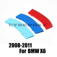 3สี ABS 3D M จัดแต่งทรงผมด้านหน้า Grille Trim แถบ Cover Motorsport สำหรับ BMW E60 3 4 5 X3 X5 X6 F10 F18 F30 F35