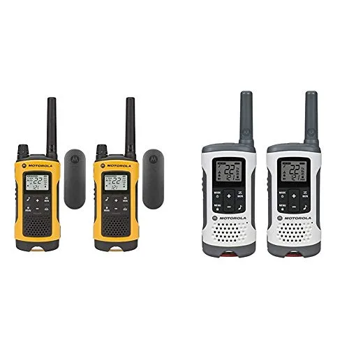 Motorola Talkabout T402 Rechargeable Two-Way Radios (2-Pack) & T260 ...