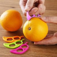 Plastic Simple Orange Slicer Peeler Lemon Citrus Slicer Fruit Stripper Creative Kitchen Fruit Accessories Gadget Random Color