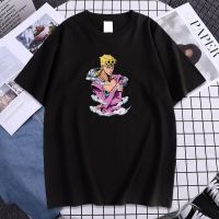 Golden Wind Giorno Giovanna Printing Mens Tshirts Sxxxl Tshirts Cotton Clothing Soft Tshirt Mens