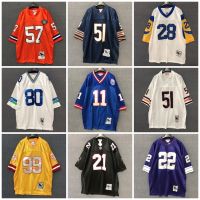 New arrival embroidered jerseys NFL Jersey Rugby American Football vintaege Vintage Fashion Hip Hop Loose Large Size European Street Dance Summer Embroidered T-Shirt