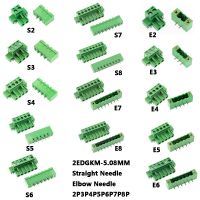 [HOT ZHKKZZLWWG 510] 10เซ็ต/ล็อต Pitch 5.08มม. Pluggable PCB สกรูขั้วต่อชาย/หญิง2EDGKM Vm/rm 2P/3/4/5/6/7/8pin Bornier