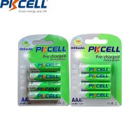 8PCS lot PKCELL 4PCS AAA 1.2V NIMH Battery and 4PCS AA 600MAH NIMH rechargeable battery low self discharge batteries for toys