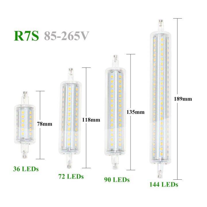 โคมไฟ-r7s-led-r7s-ขนาด78-118-135-189มม-85-265โวลต์โคมไฟ-led-5w-8w-10w-13w-13w-ตกแต่งด้วยฮาโลเจน