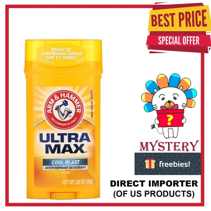 Arm & Hammer, UltraMax, Solid Antiperspirant Deodorant for Men, Cool