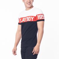 PLAYBOY  เสื้อยืด  ชาย ลิขสิทธิ์แท้ รุ่น  P1MT229TB066WH