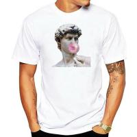 Vaporwave Bubble Gum Roman Greek Statue Trendy Mens Cotton Tshirt Tee Cool Pride T Shirt Men