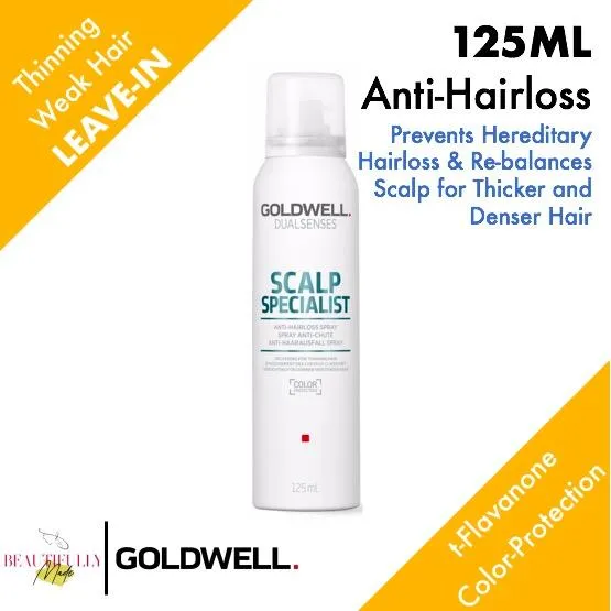 Goldwell Dual Senses Scalp Specialist Anti-Hair Loss Spray 125ml - Prevents Hereditary  Hair Loss • Balanced Scalp Serum Tonic• Thickens Hair Fiber & Anchor Hair  Density Denser Anti-Hairloss | Lazada Singapore
