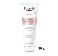 Eucerin Spotless Brightening Cleansing Foam ยูเซอรีน สปอตเลส ไบร์ทเทนนิ่ง คลีนซิ่ง ล้างหน้า เพื่อผิวกระจ่างใส 50g. (ขนาดใหม่)