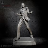 1/24 Resin Fgiure Kits Clown man Model Self-assembled TD-2278