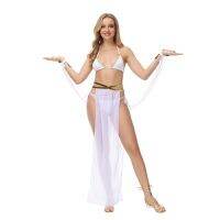 ✿ Halloween Ancient Greek Victoria Goddess Fancy Costume Egyptian Roman Cleopatra Princess Arabic Belly Dance Cosplay Dress