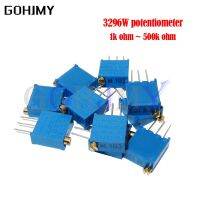 10PCS 3296W potentiometer precision adjustable resistance multi-turn trimming 1K 2K 5K 10K 100K 103 100R Trimmer Potentiometer