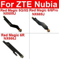 USB พอร์ตที่ชาร์จแบบยืดหยุ่นได้สำหรับ ZTE Nubia Red Magic 5S 5G NX659J 6 Pro NX669J 6R NX666J 7 NX679J 7Pro NX709J ตัวต่อที่ชาร์ท