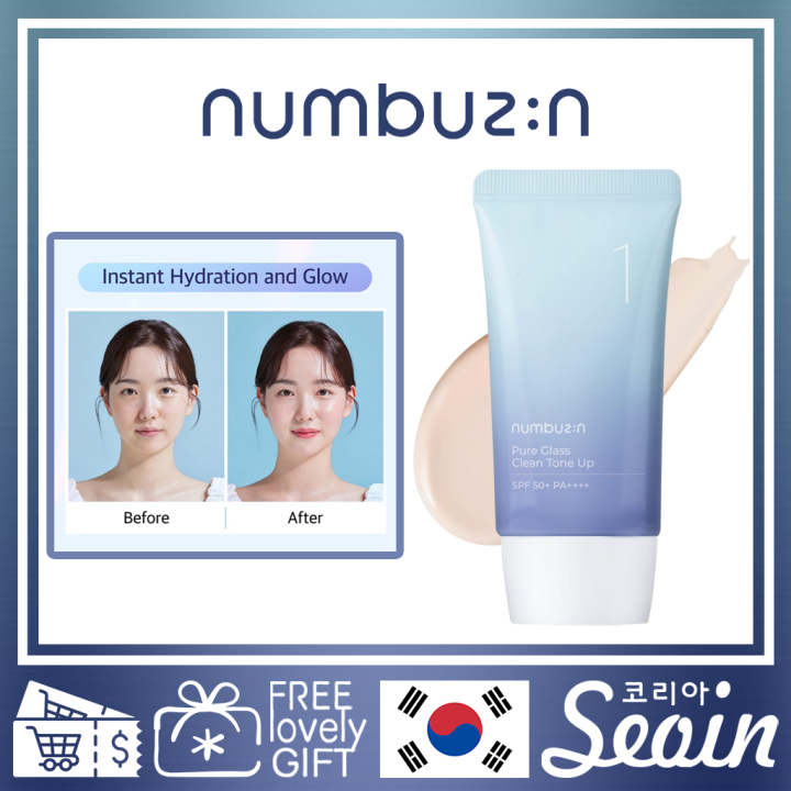 NUMBUZIN No. 1 Pure Glass Clean Tone Up SPF50+ PA++++ 50ml - Tinted SPF ...