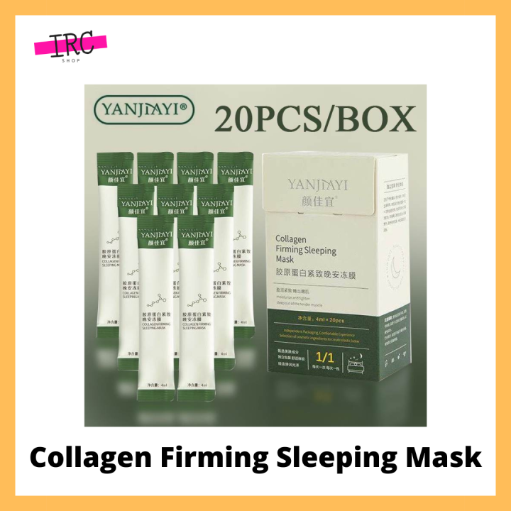 YANJIAYI Collagen Firming Sleeping Mask NoCleaning Hydrating and