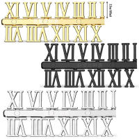 2CM นาฬิกาดิจิตอลยี่ห้อโรมันตัวอักษรอาหรับตัวอักษรทองเงินสีดำอุปกรณ์นาฬิกาสามสี DIY