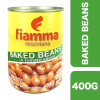 New arrival?? ( x 2 ชิ้น) ?Fiamma Vesuviana Baked Beans in Tomato Sauce 400g ++ ไฟมมาวีสุเวียนา ถั่วอบในซอสมะเขือเทศ 400 กรัม