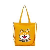 น่ารัก Doge พิมพ์ผู้หญิงกระเป๋าถือขนาดใหญ่ความจุ Shiba Inu กระเป๋าสะพาย Crossbody กระเป๋า bolsa feminina bolsos mujer