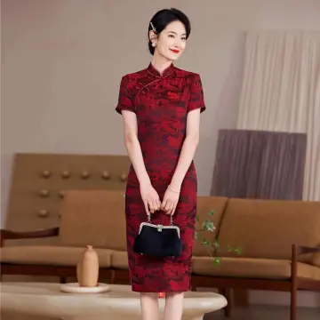 Cheongsam for mother on sale of the bride