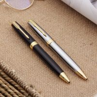 1.0mm High Quality Metal Ballpoint Pen Creative Business Black Ink Pens Signature Writing Ball Pen Gift Office Supplies 03765