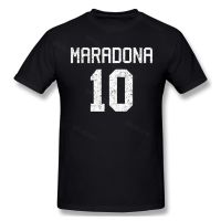 [COD] เสื้อยืดคอกลม แขนสั้น ผ้าฝ้าย ลาย Diego Maradona 10 ขนาดใหญ่ สไตล์เรโทร แฟชั่นสําหรับผู้ชาย และผู้หญิงS-5XL  WW3D