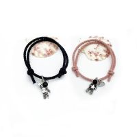 2021 New Magnet Couple Bracelet Star Astronaut Bracelet Attractive Fashion Valentine  39;s Day Jewelry Gift 2 Pieces/Set 【hot】d25bil