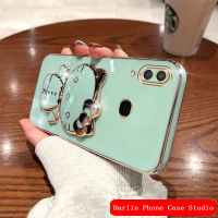 เคส Huawei Y9 Prime 2019 Huawei Y9 2019 Huawei HONOR 20 Lite Y9S 20 Pro 9X เคสโทรศัพท์โปรแบบซิลิโคนกันกระแทกกระจกแต่งหน้าการ์ตูนพร้อมที่จับ