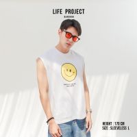 [LIFEPROJECTBKK] DARLING Sleeveless Freesize - เสื้อยืดคอกลมแขนกุดผ้าคอตตอนแท้100