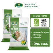 Combo 2 Túi Gạo Từ Tâm - Chính Hãng Vua Gạo - Cơm mềm, nở xốp - Túi 5kg