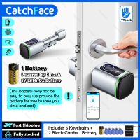 【YF】 Euro TTLock APP Fingerprint Digital RFID Card Bluetooth Cylinder Smart Door Lock Electronic with Alexa Google Home Replacement