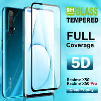 Realme X50กระจกนิรภัยสำหรับ Realme X50โปรจอปกป้องคลุมทั้งหมดฟิล์มแก้ว9ชั่วโมงสำหรับ Realme X50ฟิล์มเคสโทรศัพท์แบบกระจก