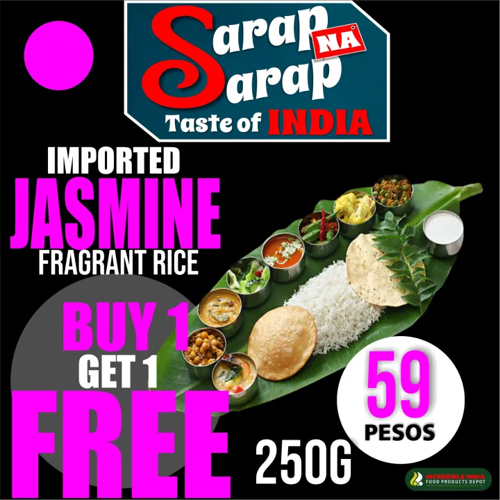 Sarap Na Sarap Thai Gate Jasmine Fragrance Rice 250g Buy 1 Get 1 Free This Is Not Basmati 9006