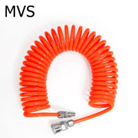 PU 10mm 12mm Polyurethane Air Compressor Hose Tube Flexible Pneumatic Tool With Connector