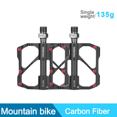 Mtb Pedal Mountain Bike Quick Release Road Bicycle Pedal Platform Anti-slip Ultralight Pedals Carbon Fiber 3 Bearings for Mtb
