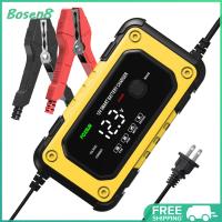 Intelligent Pulse Battery Charger 12V 6A Digital Battery Maintainer Over Voltage Protection for Auto AGM EFB Calcium Batteries for Lead Acid Batteries